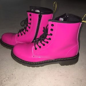 Dr. Martens Pink Patent Leather